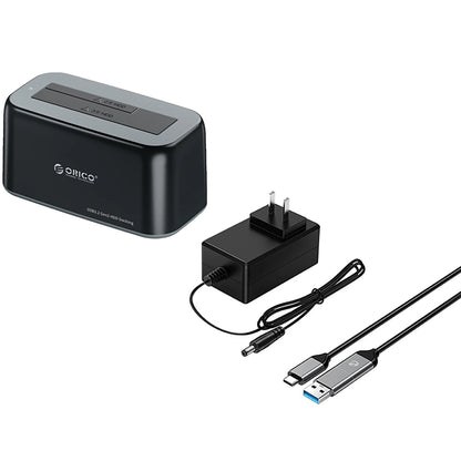 Orico 6819C3 1-Drive Docking Station for HDD / SSD SATA 2.5inch / 3.5inch, Black