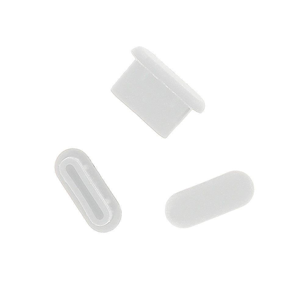 OEM Anti-Stofplug Telefoonpoort, USB-C, Set van 10 stuks, Wit