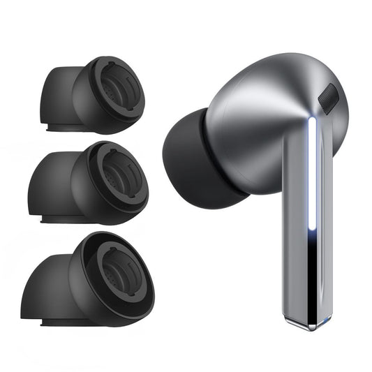 Tech-Protect oordopjes voor Samsung Galaxy Buds3 Pro, Maat S / M / L, Zwart