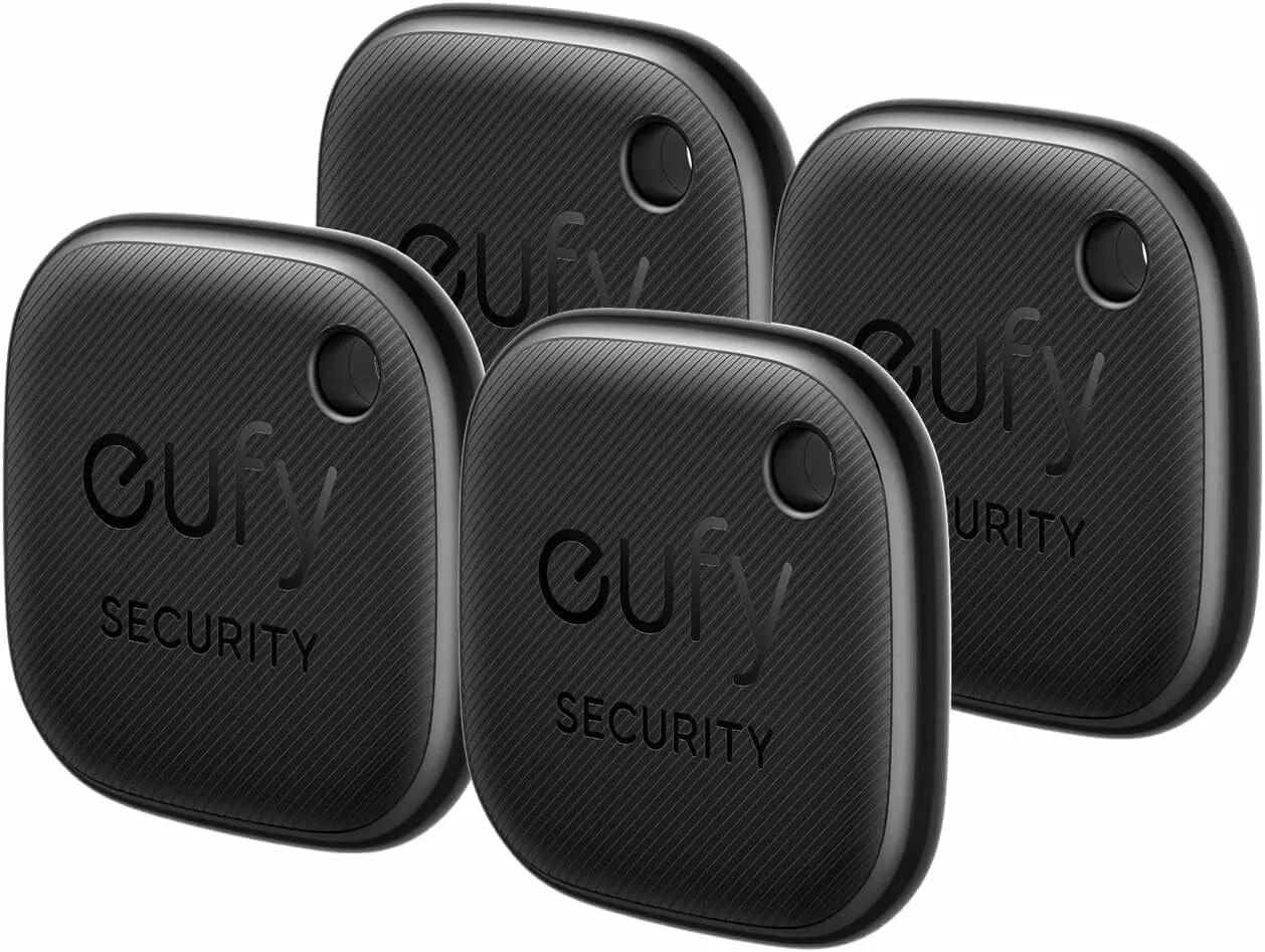 Eufy Security SmartTrack Link pour iOS Series, Lot de 4 pièces, Noir E87B0012
