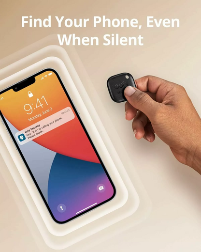 Eufy Security SmartTrack Link voor iOS Series, Set van 2 Stuks, Zwart E87B0011