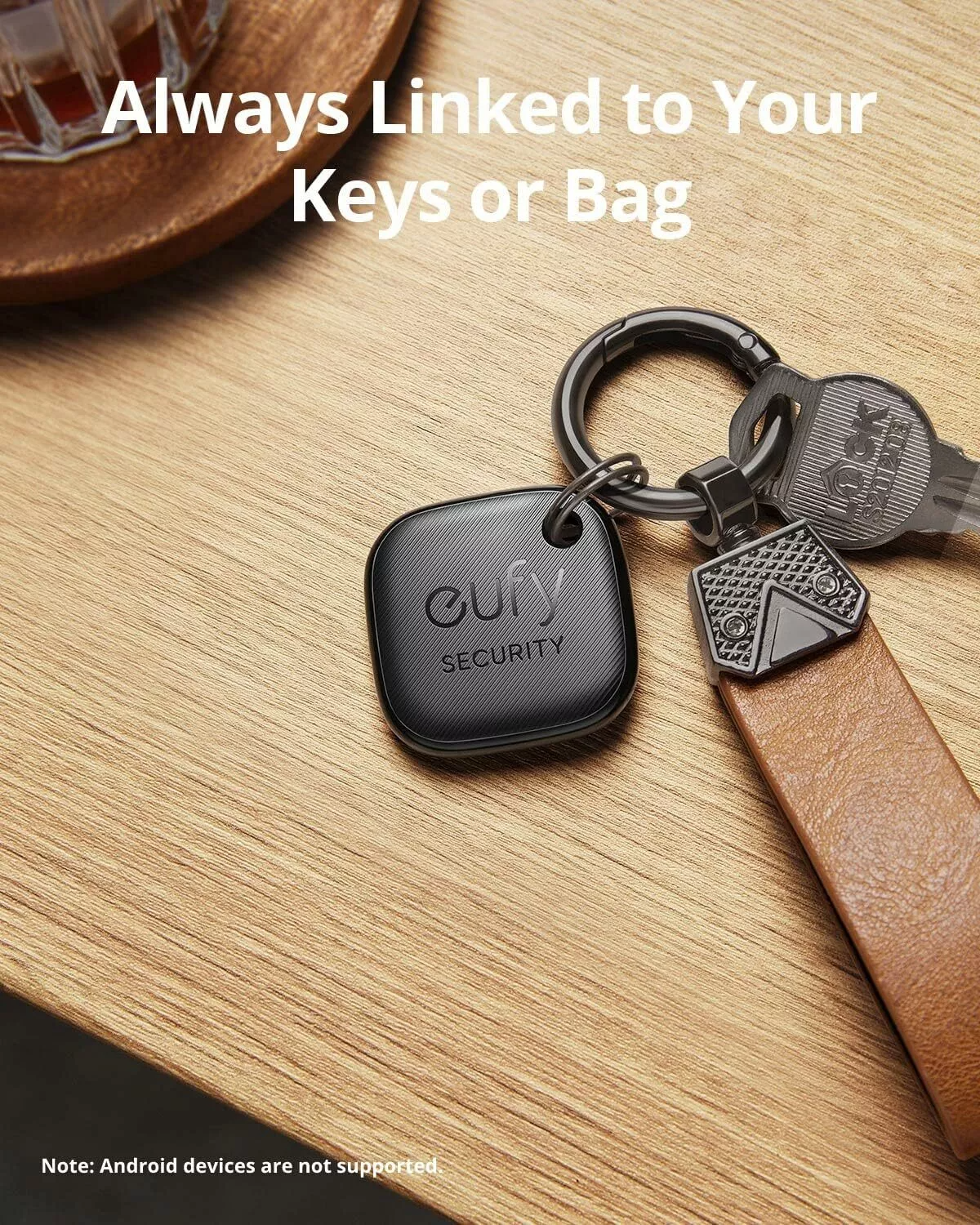 Eufy Security SmartTrack Link voor iOS Series, Set van 2 Stuks, Zwart E87B0011
