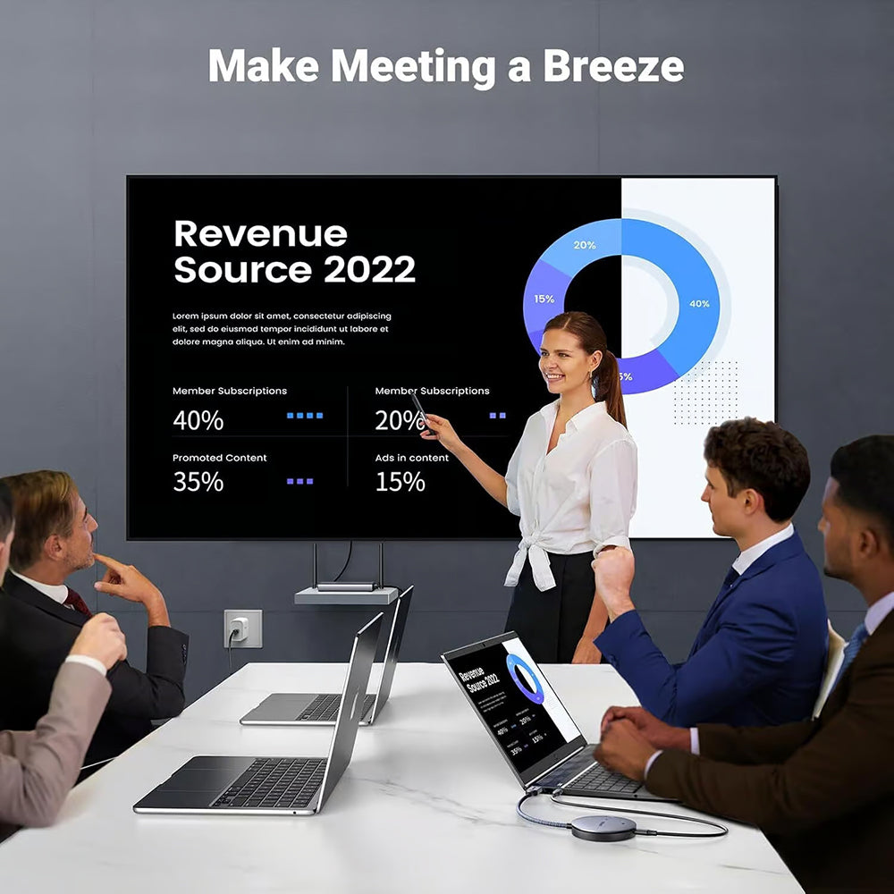 UGREEN CM586 Draadloze HDMI Extender, 4K, Zwart