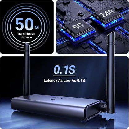 UGREEN CM586 Draadloze HDMI Extender, 4K, Zwart