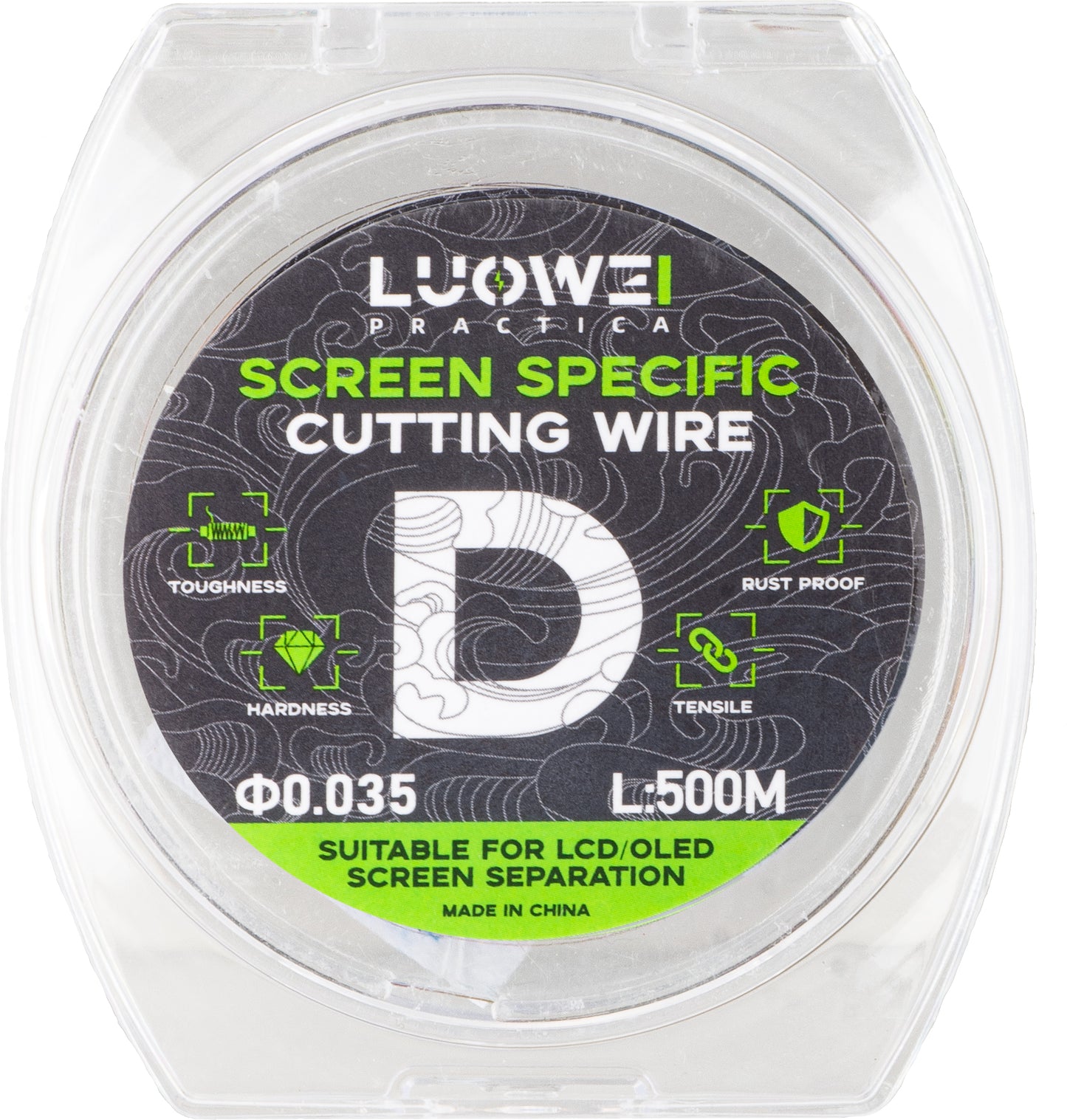 Luowei Molybdenum Wire, 0.035mm, 500m