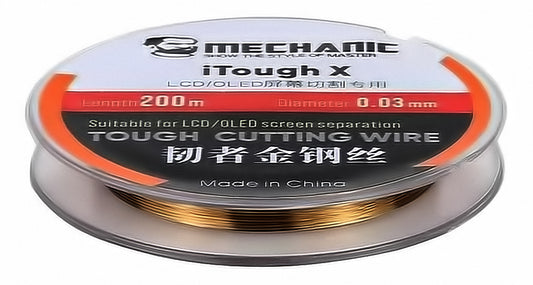Fil de molybdène mécanique iTough X, 0,03 mm, 200 m