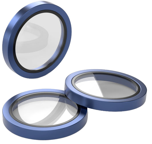 Achtercamera Beschermfolie Etteri voor Apple iPhone 17 Pro Max / 17 Pro, Gehard Glas, Blauw