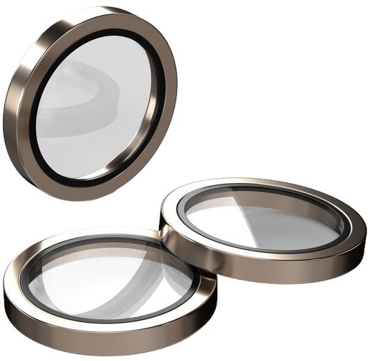 Achtercamera Beschermfolie Etteri voor Apple iPhone 16 Pro Max / 16 Pro, Gehard Glas, Brons