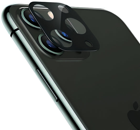 XO Design 3D Achtercamera Beschermfolie voor Apple iPhone 12 Pro, Gehard Glas, Zwart