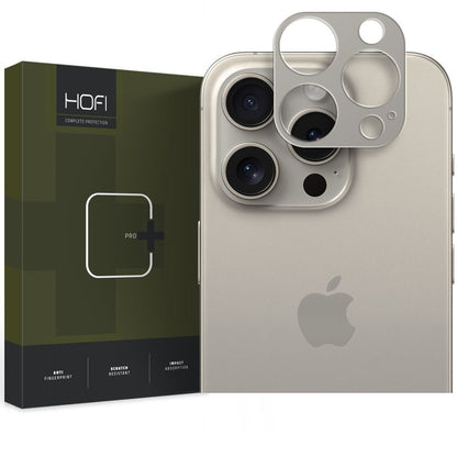 HOFI ALUCAM PRO+ Cadre de protection de la caméra arrière HOFI ALUCAM PRO+ pour Apple iPhone 15 Pro Max / 15 Pro, Gris