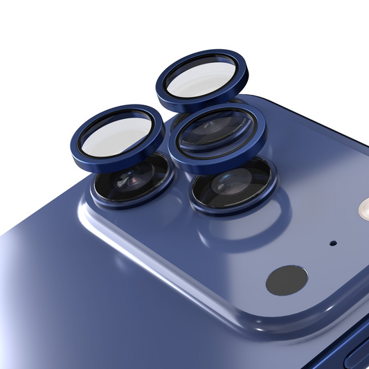 Achtercamera Beschermfolie Etteri voor Apple iPhone 17 Pro Max / 17 Pro, Gehard Glas, Blauw