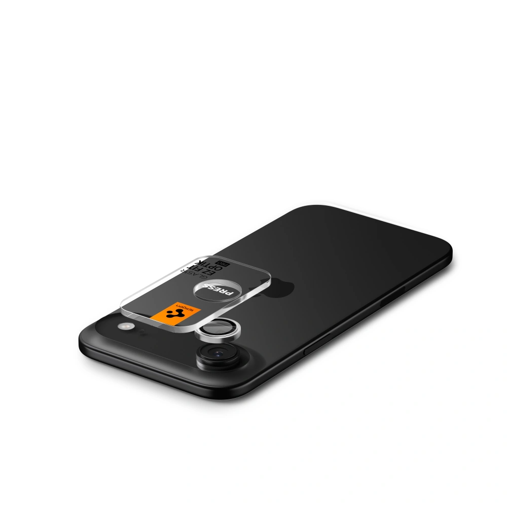 Film de protection pour caméra arrière Spigen GlastR EZ FIT Optik Pro pour Apple iPhone 17 Air, Verre Trempé, Argenté