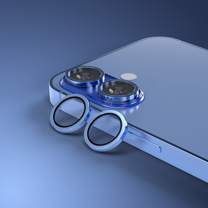 Achtercamera Beschermfolie Etteri voor Apple iPhone 16 Plus / 16, Gehard Glas, Blauw