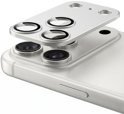 Beschermfolie Achtercamera Tech-Protect CamFull Fit+ voor Apple iPhone 18 Pro, Gehard Glas, Zilver