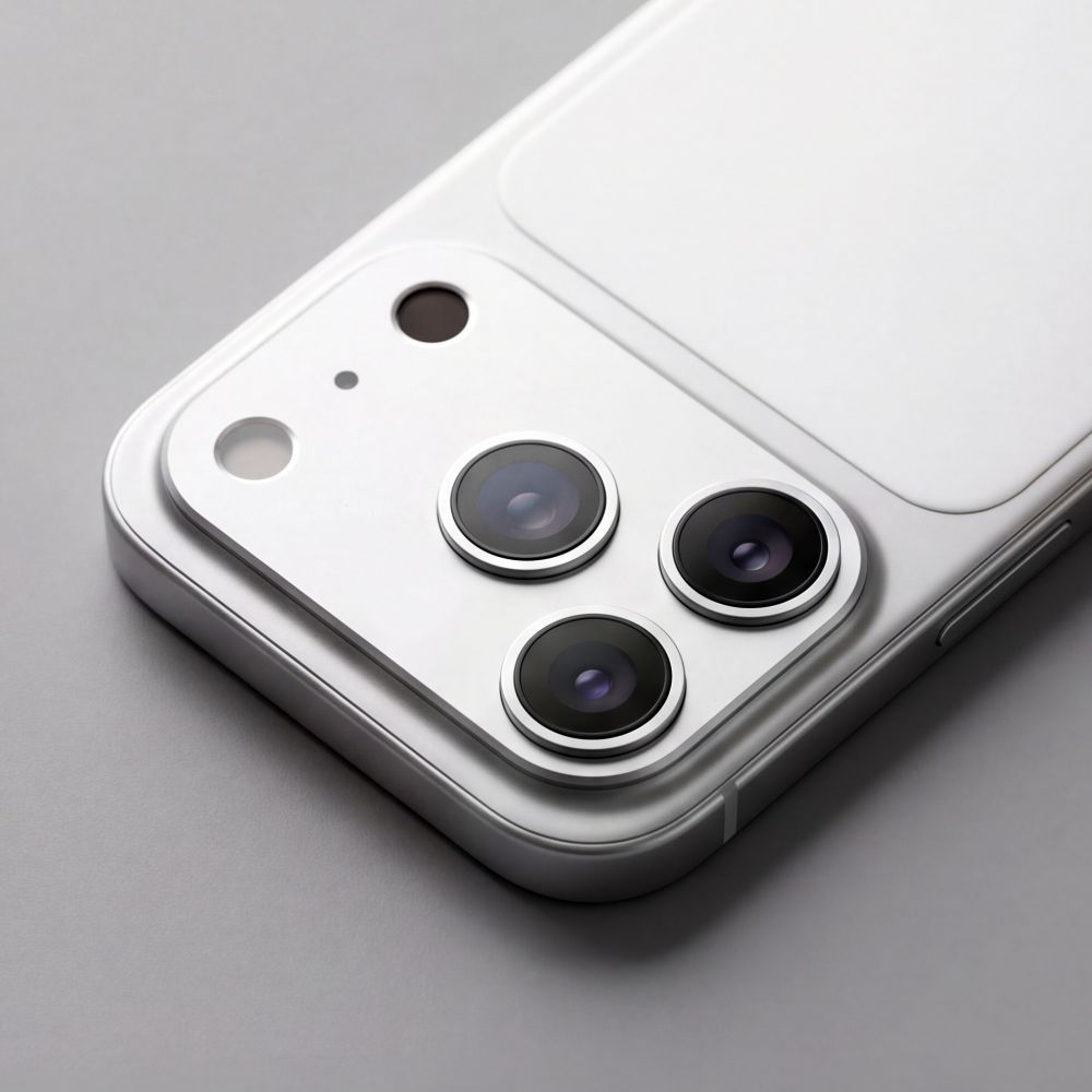 Beschermfolie Achtercamera Tech-Protect CamFull Fit+ voor Apple iPhone 18 Pro, Gehard Glas, Zilver