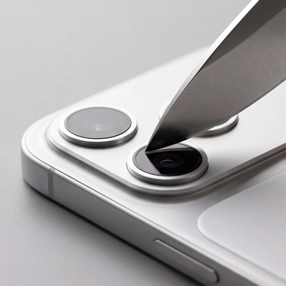 Beschermfolie Achtercamera Tech-Protect CamFull Fit+ voor Apple iPhone 18 Pro, Gehard Glas, Zilver
