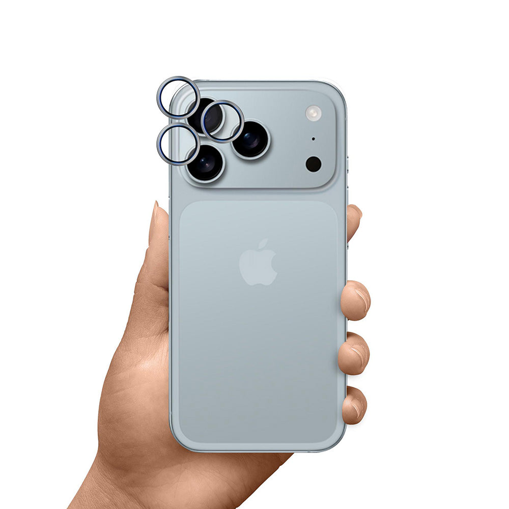 Film de protection Caméra Arrière 3MK Hardy Protection Pro pour Apple iPhone 17 Pro Max / 17 Pro, Verre Trempé, Beige