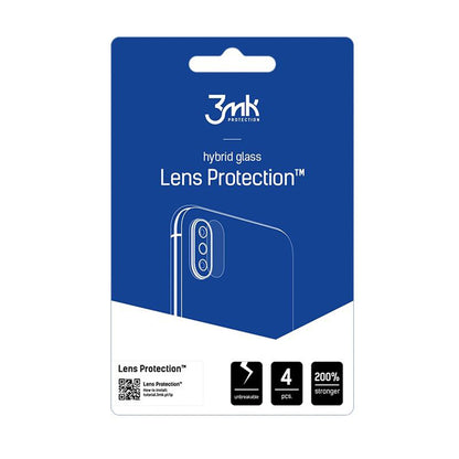 Schutzfolie Rückkamera 3MK Protection für Motorola Edge 70 Fusion, Flexibles Glas, Set 4 Stück, Transparent