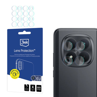 3MK Protection Achtercamera Beschermfolie voor Xiaomi Poco M8 Pro, Gehard Glas, Set van 4 Stuks, Transparant