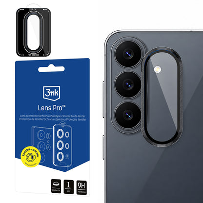 Schutzfolie für die Rückkamera 3MK Protection Pro für Samsung Galaxy S26 FE S741, gehärtetes Glas, schwarz