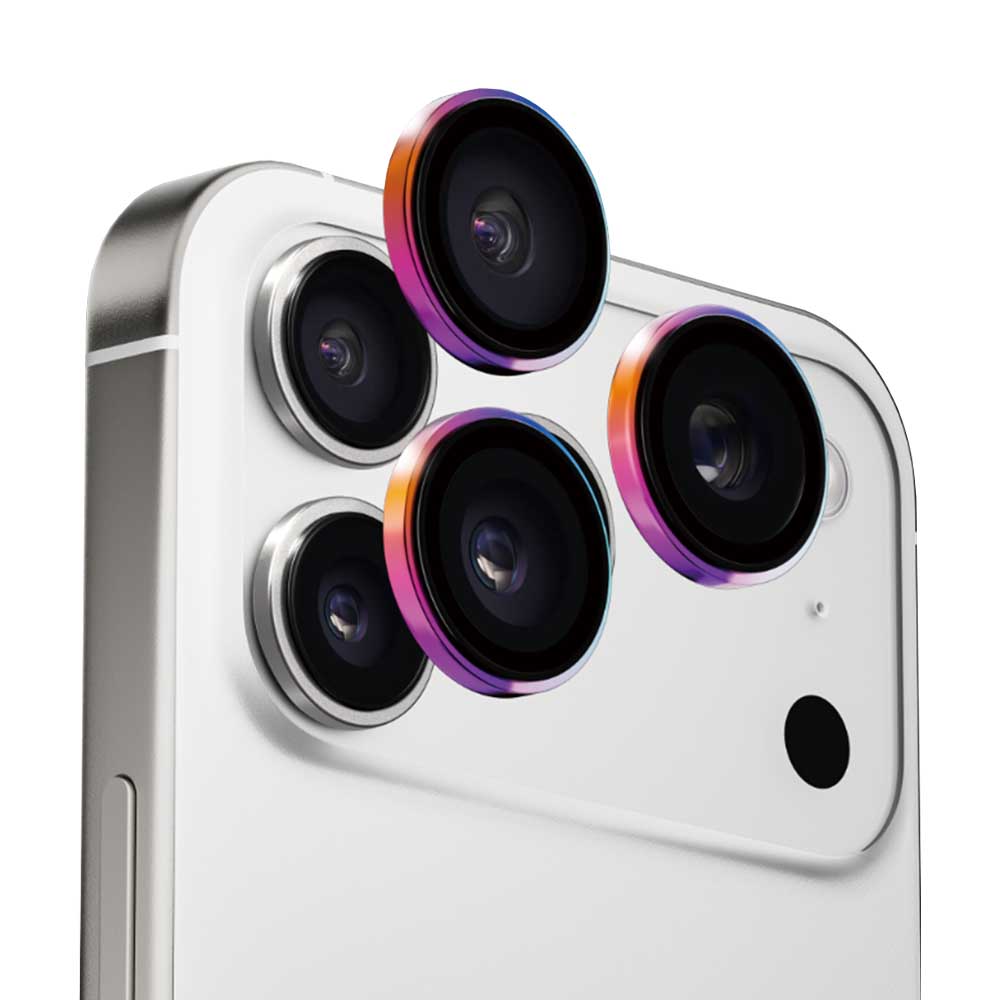 Film de protection Caméra Arrière Anank AR pour Apple iPhone 17 Pro Max / 17 Pro, Verre Trempé, Multicolore