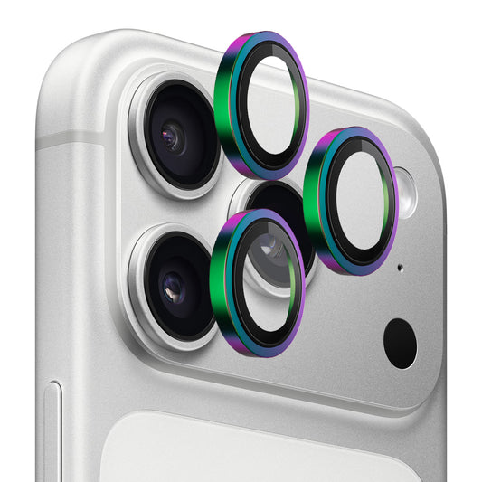 Schutzfolie Blueo Metal Frame für die Rückkamera des Apple iPhone 17 Pro Max / 17 Pro, gehärtetes Glas, mehrfarbig
