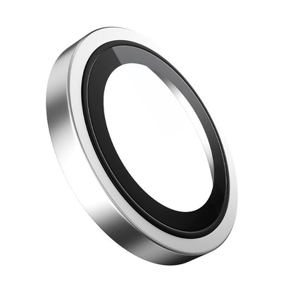 Beschermfolie Achtercamera Blueo Metal Frame voor Apple iPhone 17, Gehard Glas, Zilverkleurig