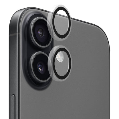 Beschermfolie Achtercamera Blueo Metal Frame voor Apple iPhone 17, Gehard Glas, Transparant