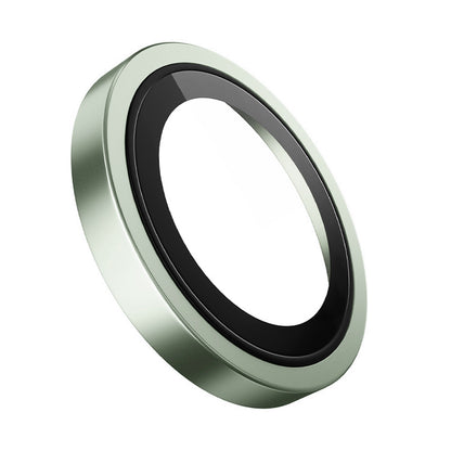 Beschermfolie Achtercamera Blueo Metal Frame voor Apple iPhone 17, Gehard Glas, Groen