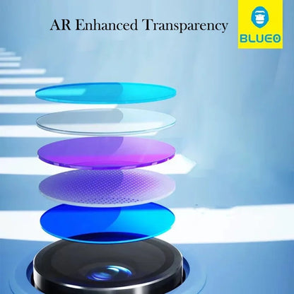 Film de protection pour caméra arrière Blueo pour Samsung Galaxy S26 Plus S947 / S26, Verre Trempé, Argenté