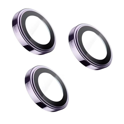Blueo Sapphire Crystal Achtercamera Beschermfolie voor Apple iPhone 14 Pro Max / 14 Pro, Gehard Glas, Paars
