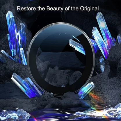 Blueo Sapphire Crystal Rückkamera-Schutzfolie für Apple iPhone 14 Pro Max / 14 Pro, gehärtetes Glas, schwarz