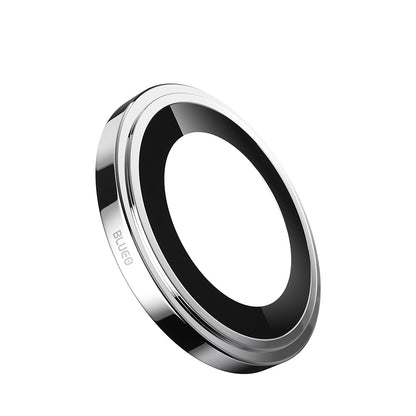 Blueo Sapphire Crystal Rückkamera-Schutzfolie für Apple iPhone 16 Pro Max / 16 Pro, gehärtetes Glas, Silber