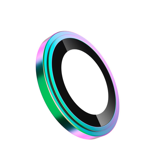 Blueo Sapphire Crystal Achtercamera Beschermfolie voor Apple iPhone 16 Pro Max / 16 Pro, Gehard Glas, Multicolor