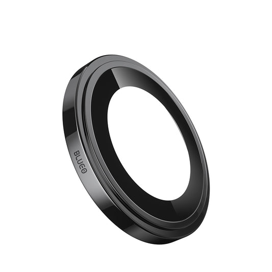 Blueo Sapphire Crystal Achtercamera Beschermfolie voor Apple iPhone 16 Pro Max / 16 Pro, Gehard Glas, Zwart
