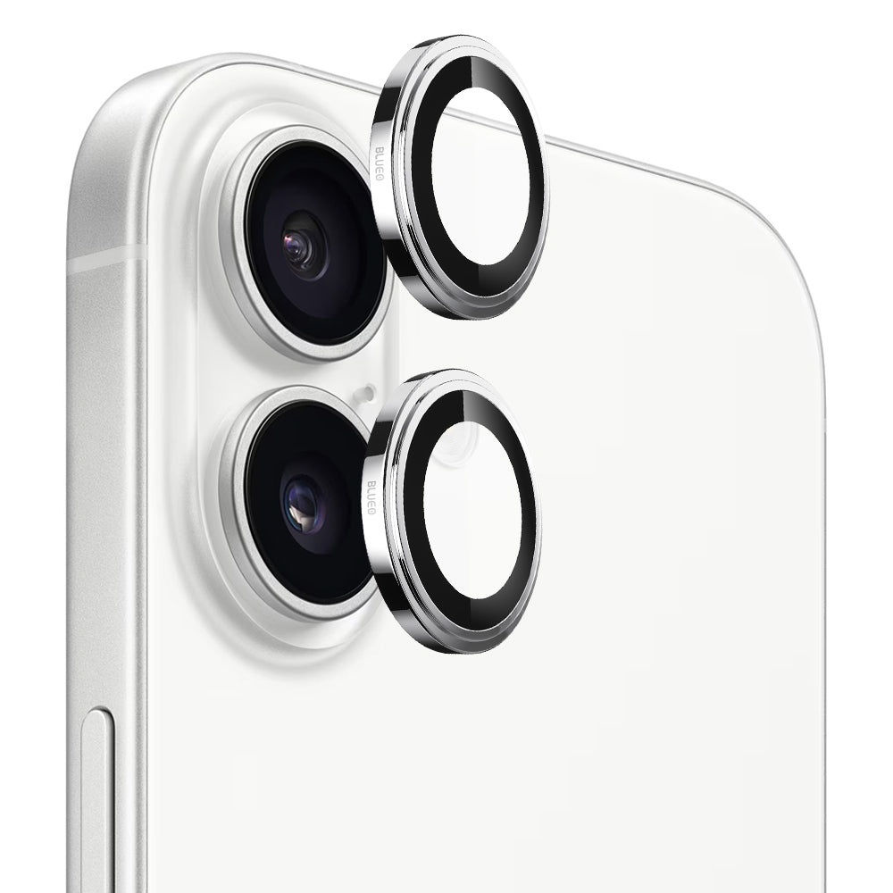 Beschermfolie Achtercamera Blueo Sapphire Crystal voor Apple iPhone 17, Gehard Glas, Zilverkleurig