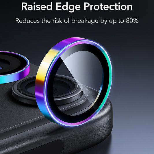 Beschermfolie Achtercamera ESR Armorite voor Apple iPhone 18 Pro / 18 Pro Max, Gehard Glas, Multicolor