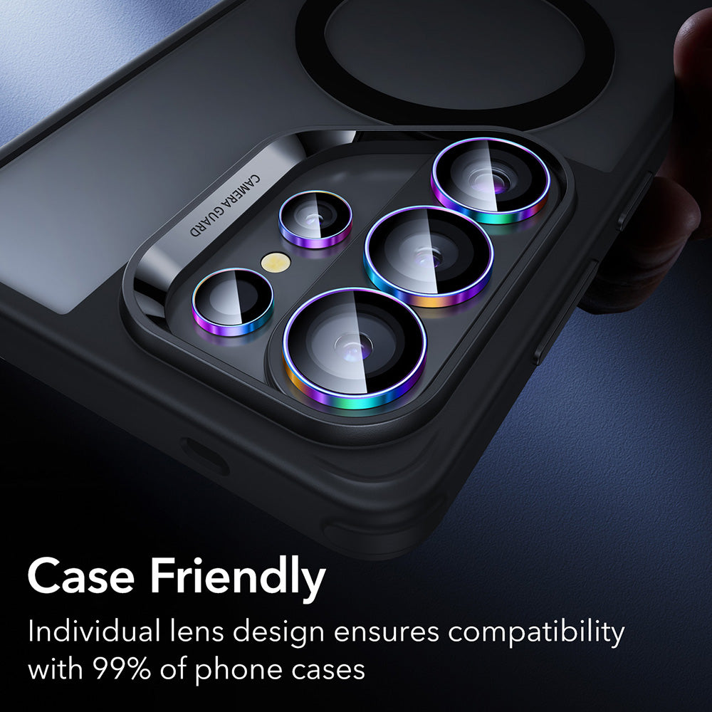 Beschermfolie Achtercamera ESR Armorite voor Samsung Galaxy S26 Ultra, Gehard Glas, Multikleur