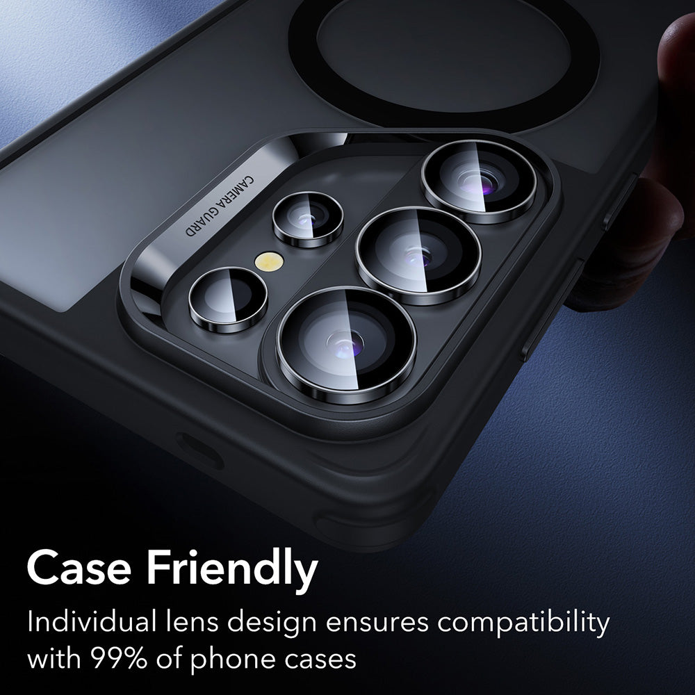 Schutzfolie ESR Armorite für die Rückkamera des Samsung Galaxy S26 Ultra, gehärtetes Glas, Schwarz