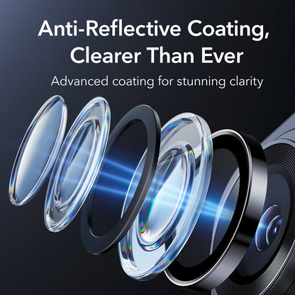 Schutzfolie ESR Armorite für die Rückkamera des Samsung Galaxy S26 Ultra, gehärtetes Glas, Schwarz