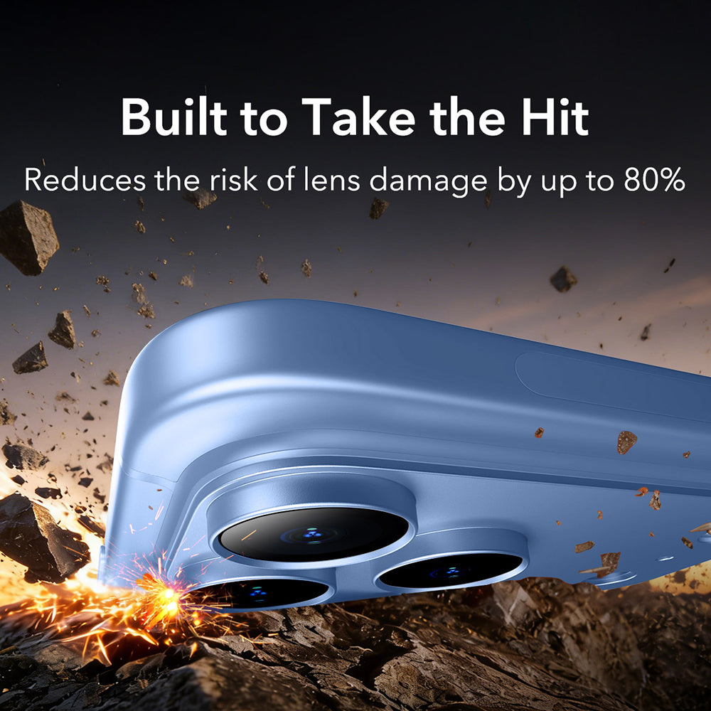 ESR Armorite Pro Achtercamera Beschermfolie voor Apple iPhone 18 Pro Max, Gehard Glas, Blauw