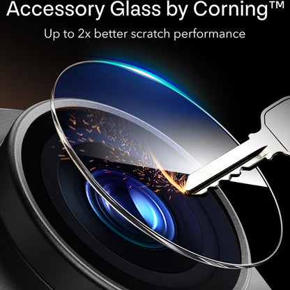 ESR Armorite Pro Achtercamera Beschermfolie voor Apple iPhone 18 Pro Max, Gehard Glas, Zwart