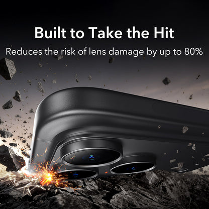 ESR Armorite Pro Achtercamera Beschermfolie voor Apple iPhone 18 Pro, Gehard Glas, Zwart