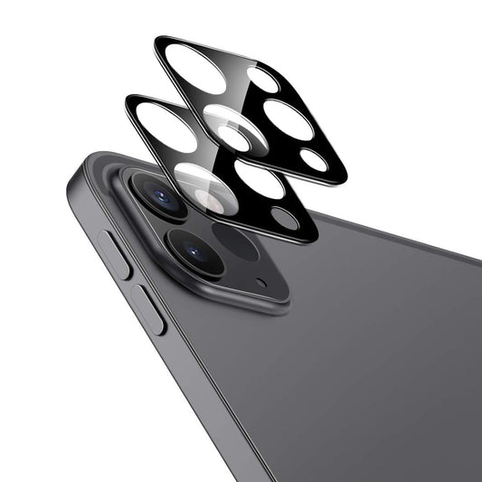Beschermfolie Achtercamera ESR voor Apple iPad Pro 13 (2024) / Pro 11 (2022) / Pro 12.9 (2022), Gehard Glas, Set van 2 stuks, Zwart