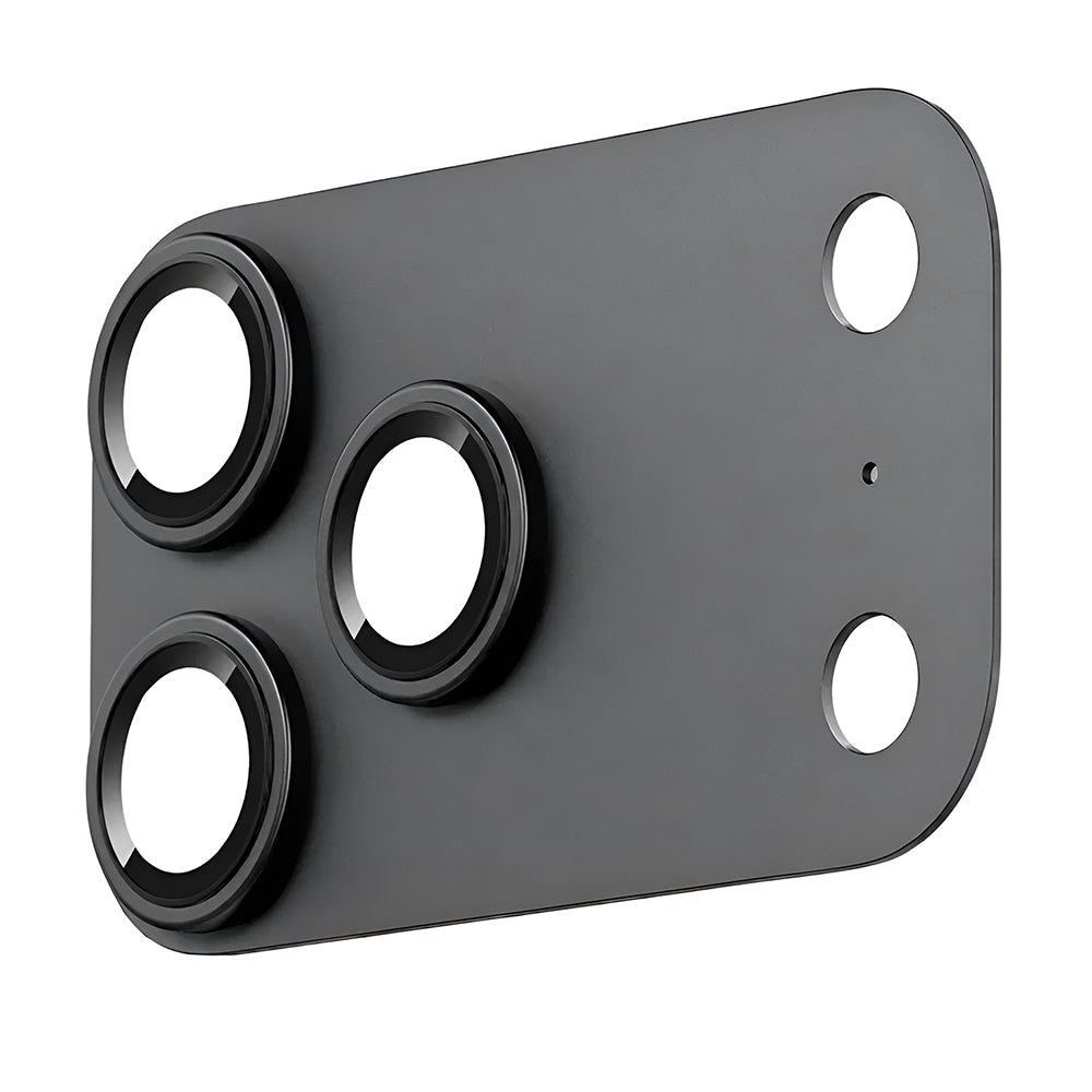 Film de protection pour caméra arrière Lito Crown Halo AR + AF pour Apple iPhone 18 Pro Max, Verre trempé, Noir