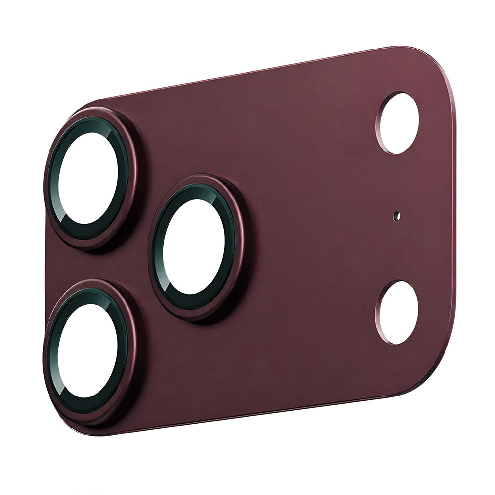 Film de protection pour caméra arrière Lito Crown Halo AR + AF pour Apple iPhone 18 Pro Max, Verre trempé, Bordeaux