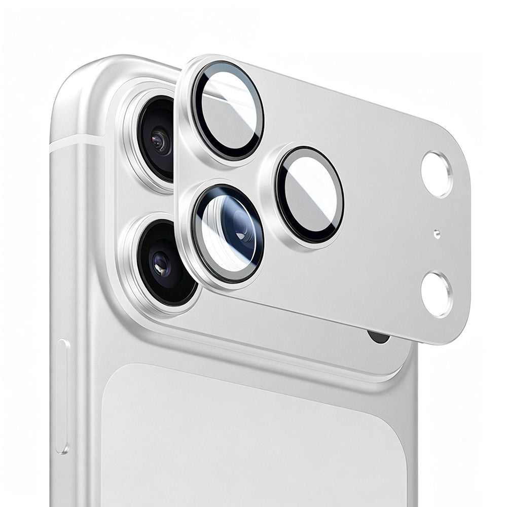Film de protection pour caméra arrière Lito Crown Halo AR + AF pour Apple iPhone 18 Pro, Verre trempé, Argenté