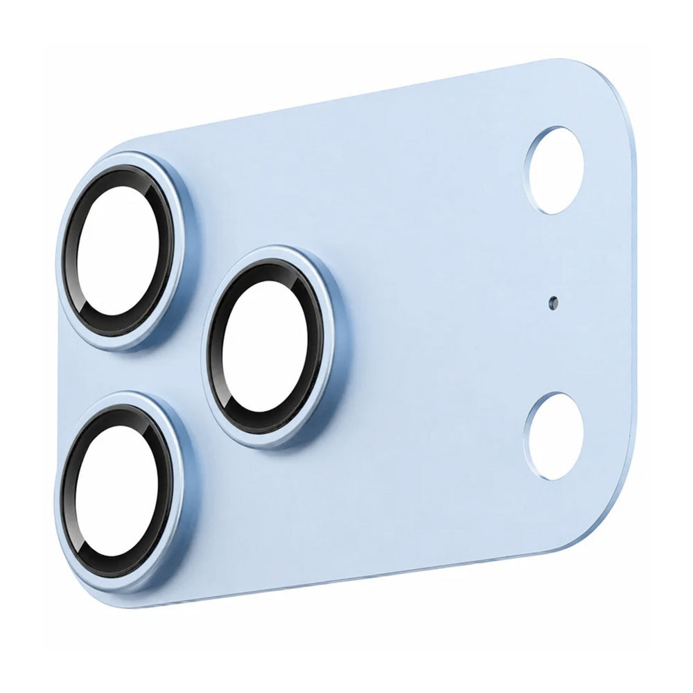 Film de protection pour caméra arrière Lito Crown Halo AR + AF pour Apple iPhone 18 Pro, Verre trempé, Bleu