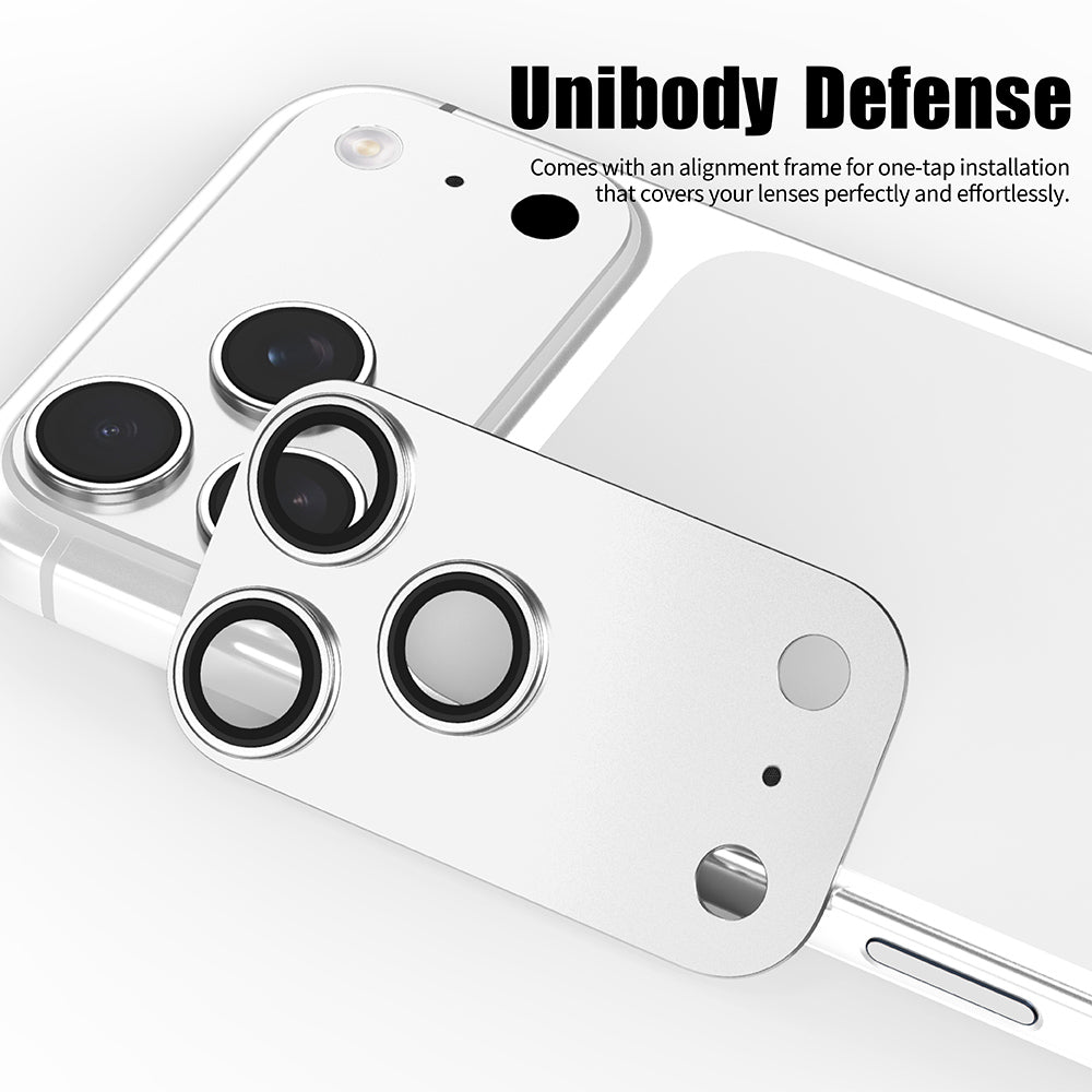 Film de protection pour caméra arrière Lito Crown Halo AR + AF pour Apple iPhone 18 Pro, Verre trempé, Noir