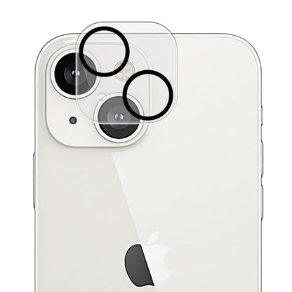 Lito S+ Rückkamera-Schutzfolie für Apple iPhone 14 Plus / 14, gehärtetes Glas, schwarz